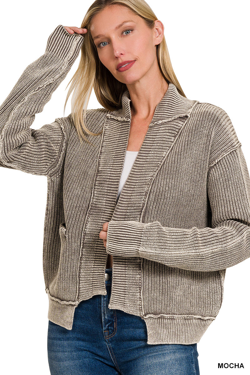Dropped Shoulder Cardigan