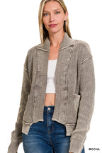 Dropped Shoulder Cardigan