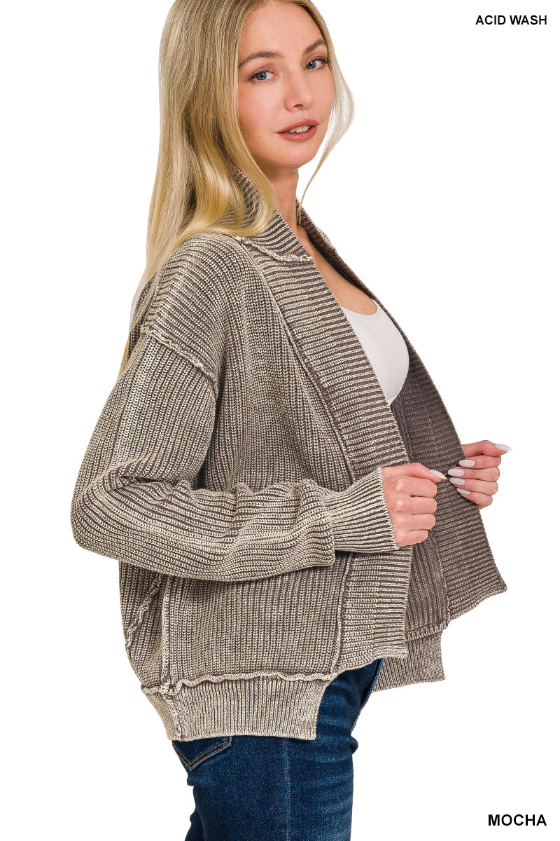 Dropped Shoulder Cardigan