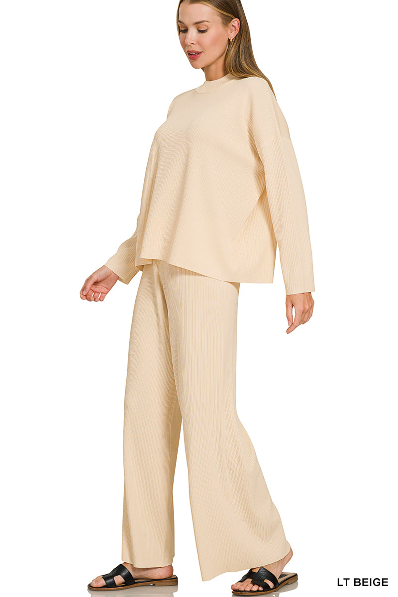 Sweater Top and Pants Set