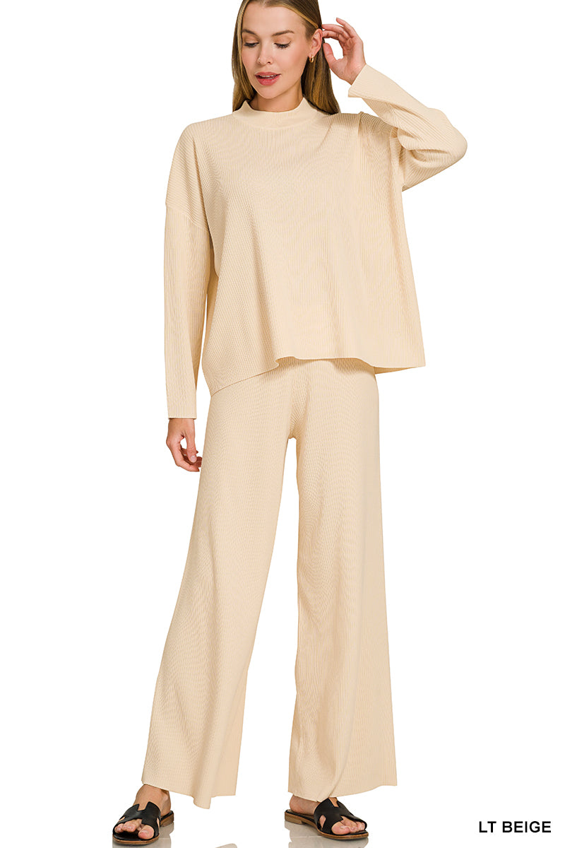 Sweater Top and Pants Set