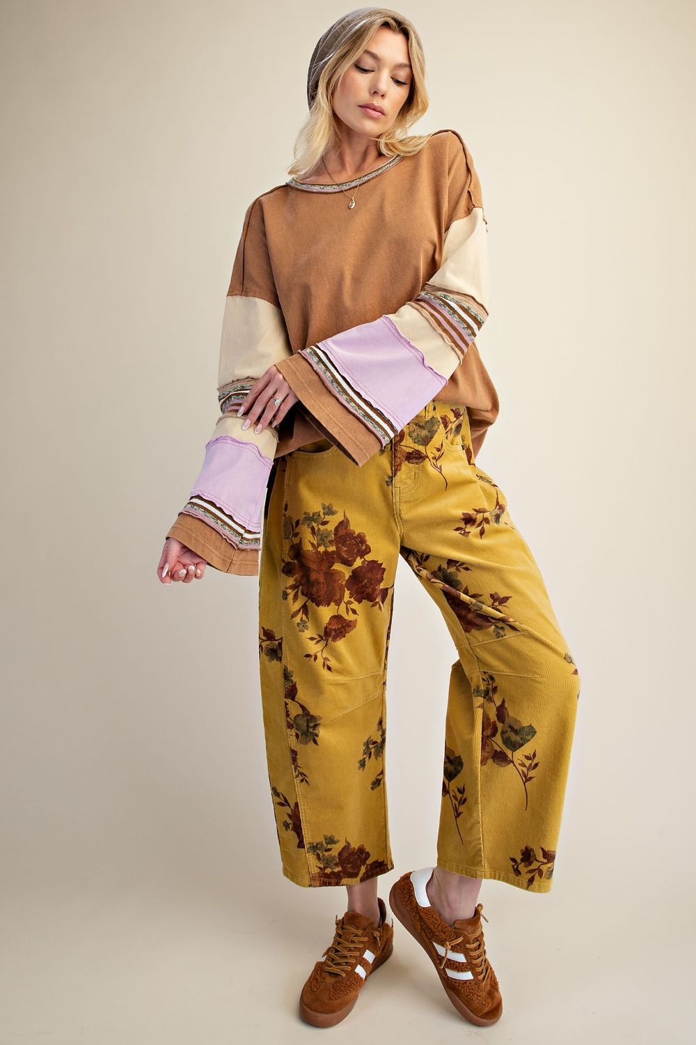 Knit Boxy Bell Sleeve Top