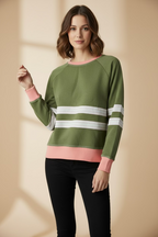Washed Terry Pullover Top