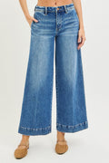 Risen Slouchy Wide Ankle Jeans