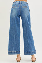 Risen Slouchy Wide Ankle Jeans