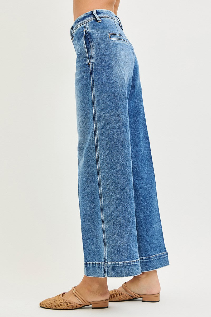 Risen Slouchy Wide Ankle Jeans