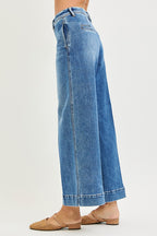 Risen Slouchy Wide Ankle Jeans