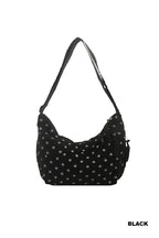 Polka Dot Crescent Bag