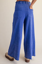 Mineral Washed Terry Cargo Pants