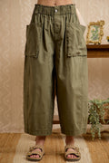 Oversized Cargo Wide-leg Pants
