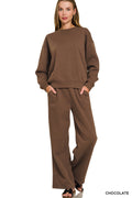 Fleece Sweatshirt & Sweatpants set