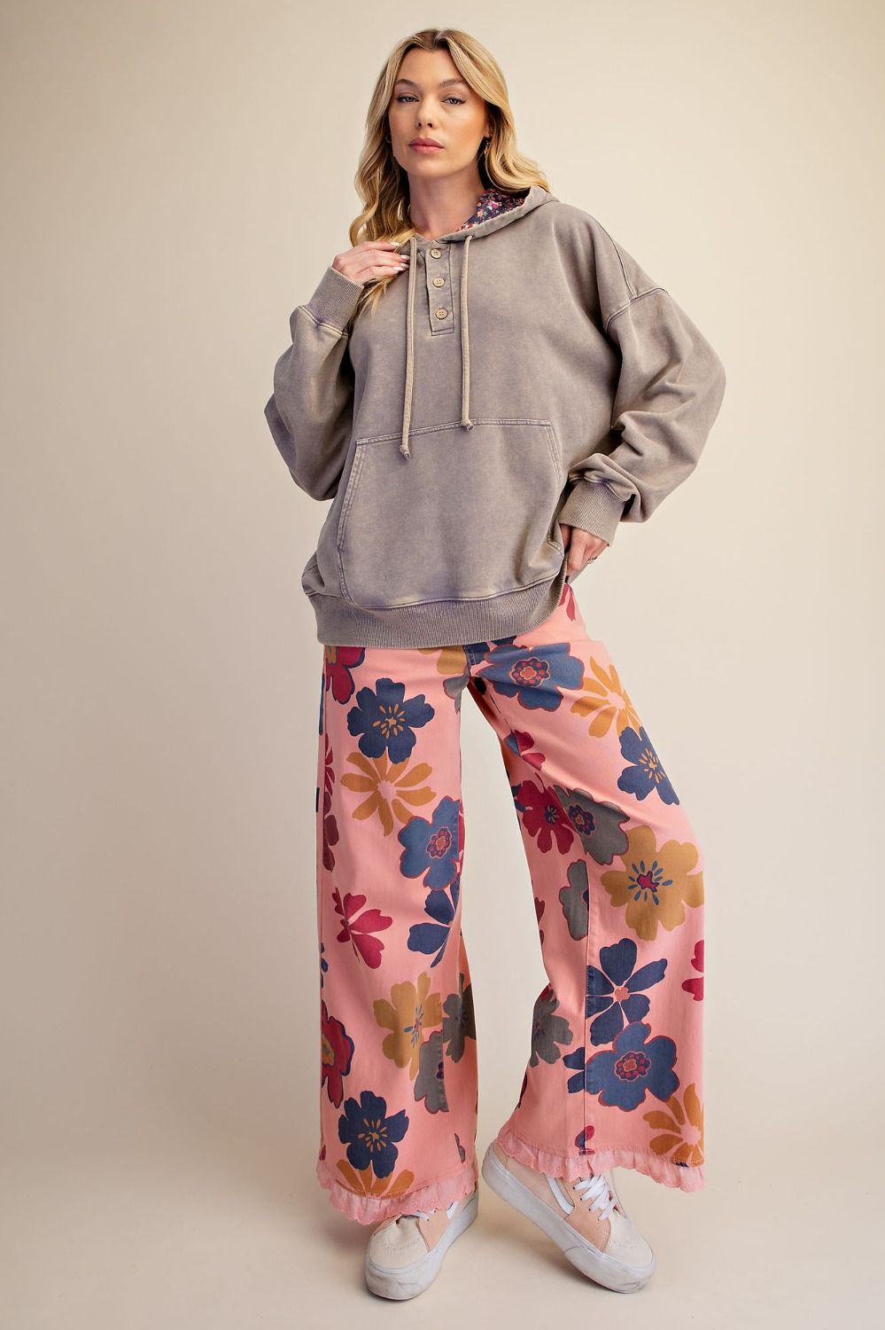 Peace Patch Hooded Top