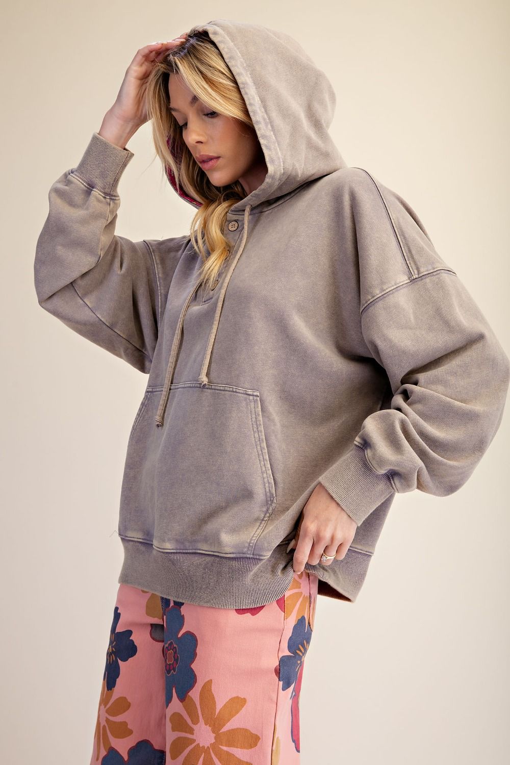 Peace Patch Hooded Top