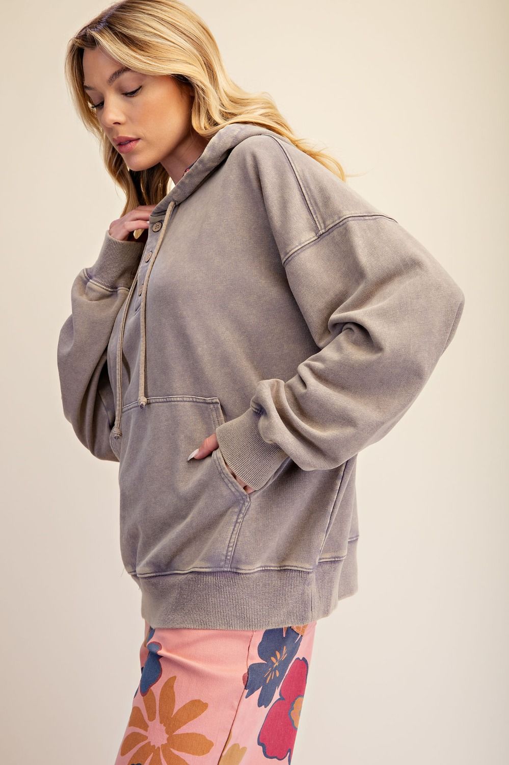 Peace Patch Hooded Top