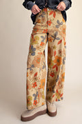 Floral Twill Pants