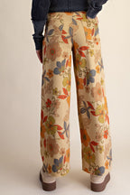 Floral Twill Pants