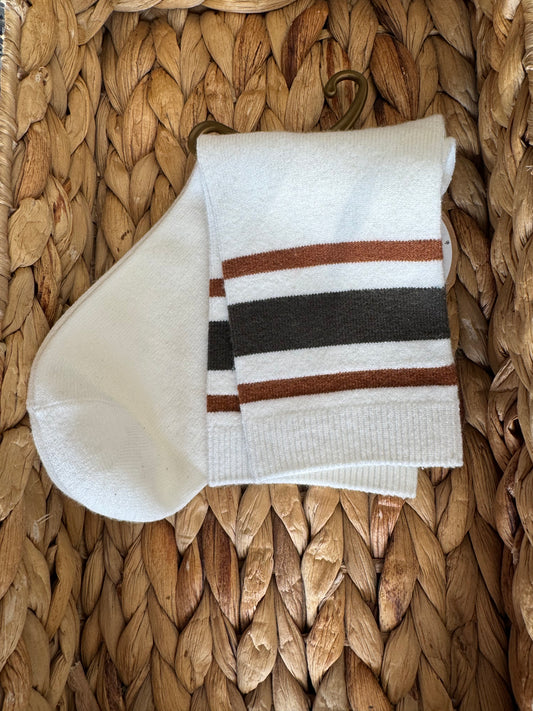 Striped Crew Sock
