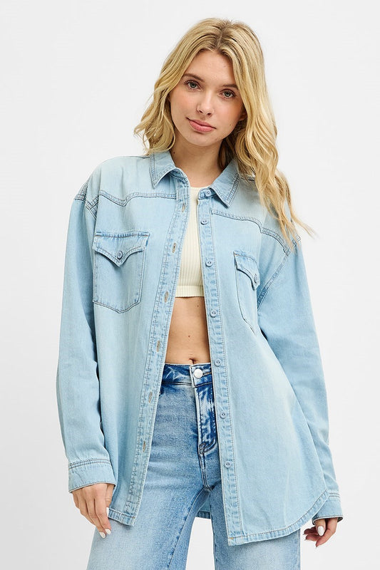 Relaxed Denim Shirt