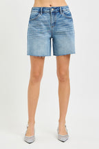 Risen Mid-length Rhinestone Shorts