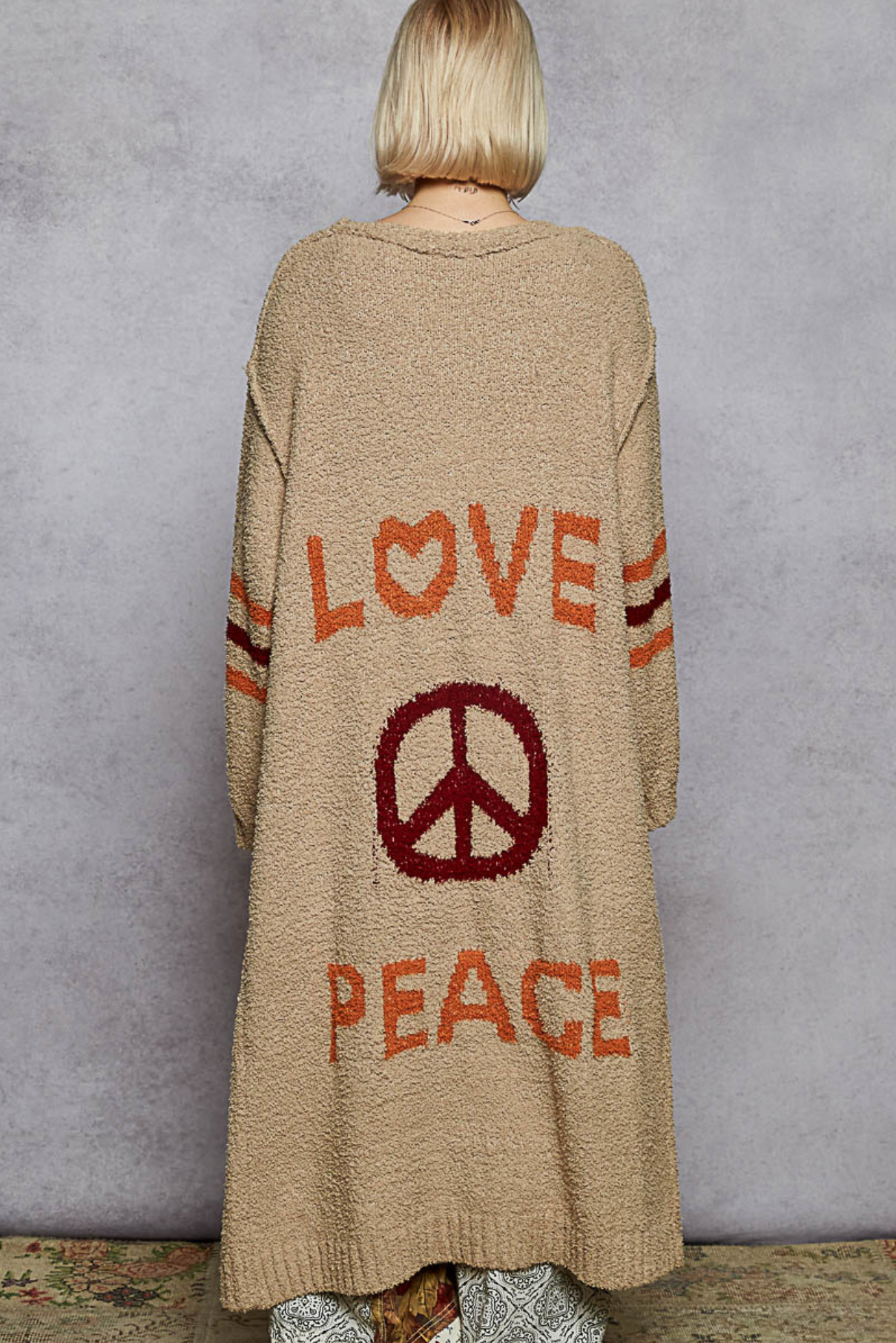 Peace Love Cardigan