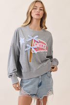 Pennant Applique Sweatshirt
