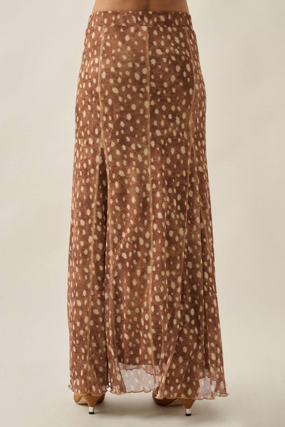 Fawn Print Maxi Skirt