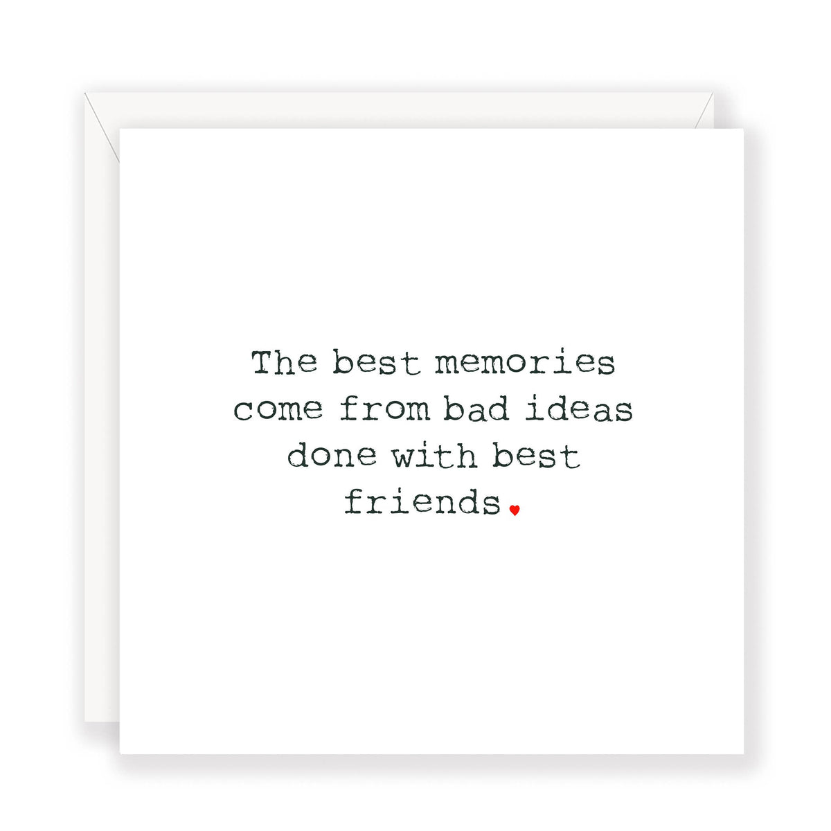 'The Best Memories' greeting card