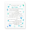 'Beach Love' greeting card by Sandy Gingras from How to Live