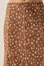 Fawn Print Maxi Skirt