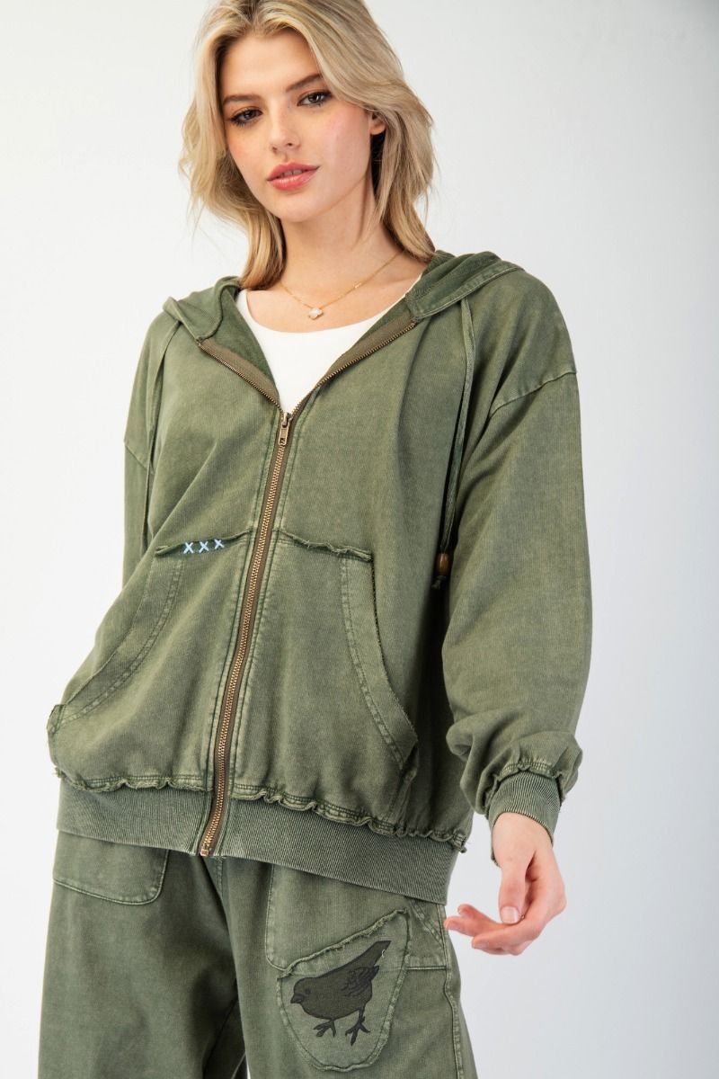 Bird Patch Zip-Up