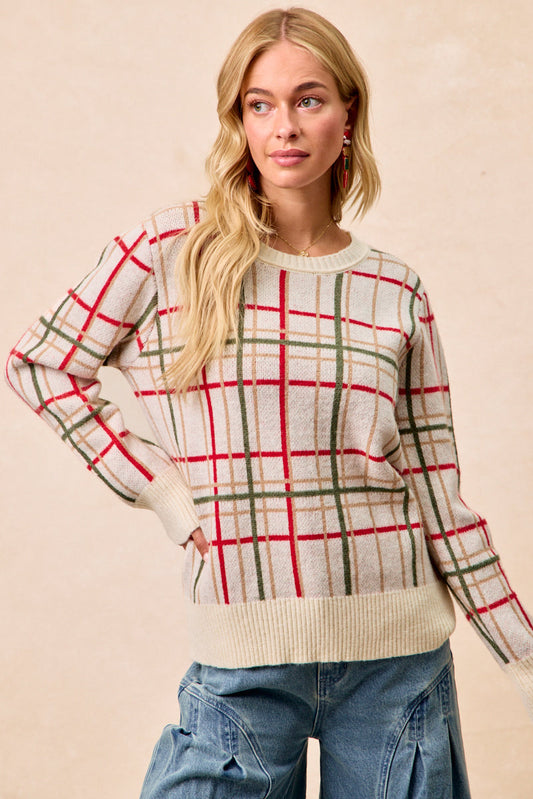 Plaid Sweater